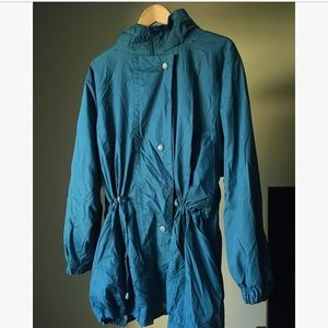 1990s Vintage Street Long Windbreaker